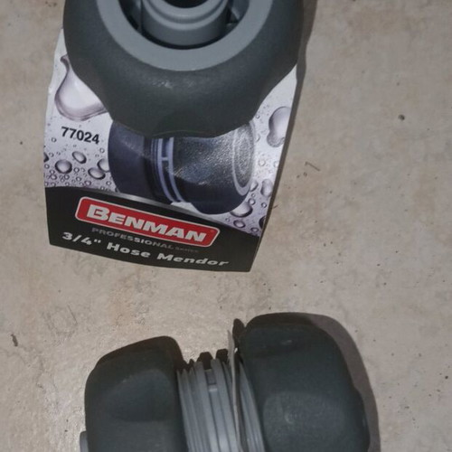 Benman 3/4 Hose Connector 2 pieces new