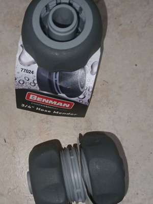 Benman 3/4 Hose Connector 2 pieces new