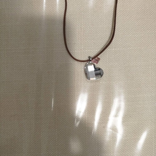 Swarovski heart necklace like new