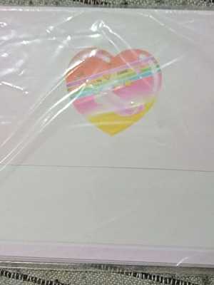 Romantic Wish Envelopes Set of 10 New with Heart Design