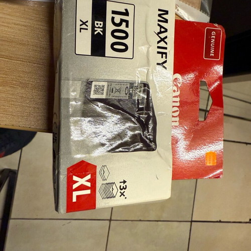 Canon 1500 XL Black Ink Cartridge new, pack of 2