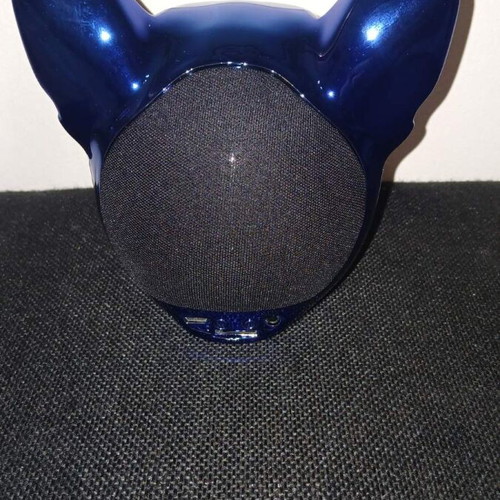 Bluetooth Bulldog speaker new, blue