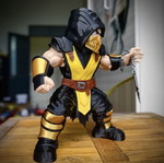 Mortal Kombat Scorpion 30CM high detail 3D printed collectible figure like new