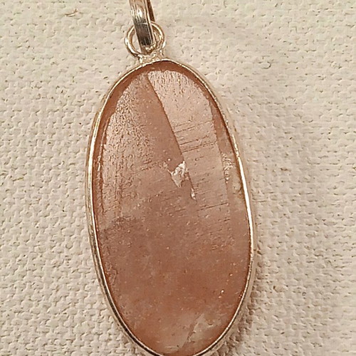 Sunstone silver pendant new