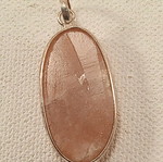 Sunstone silver pendant new