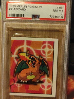 1999 Merlin Pokemon Charizard #180 new