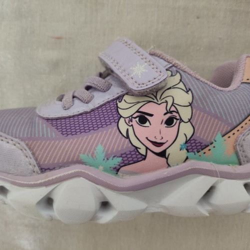Disney Frozen Sneakers used, lilac, size 27, Velcro fastening