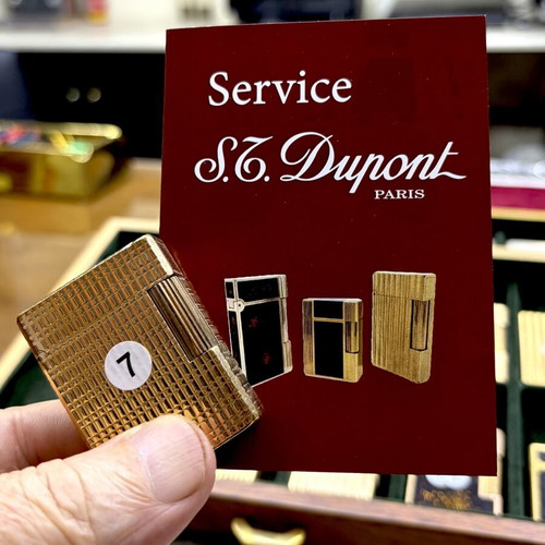 Dupont N7 gold lighter used, vintage