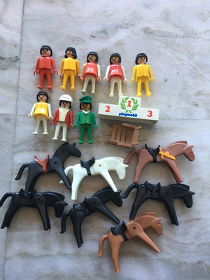 Playmobil Λύρα μεταχειρισμένο, άλογα και φιγούρες 1974