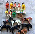  Playmobil Λυρα,geobra... 1974 Άλογα και φιγούρες!