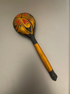 Vintage Russian handmade spoon used