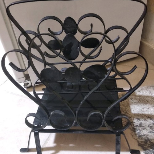 Metal holder for newspapers and books used, 1960s