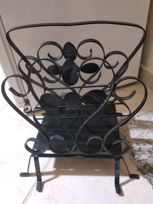 Metal holder for newspapers and books used, 1960s