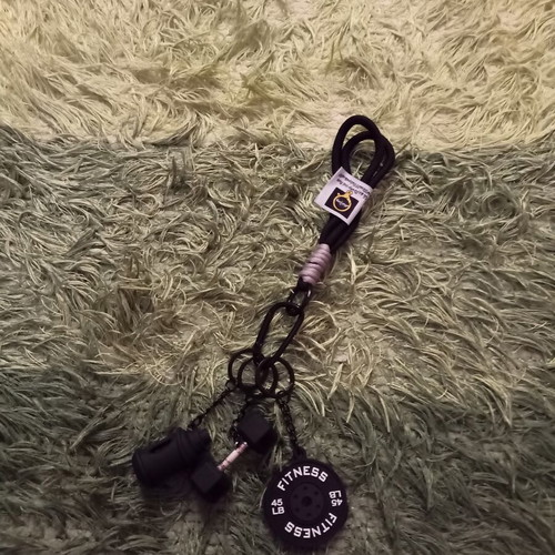 Gym keychain very good condition, black