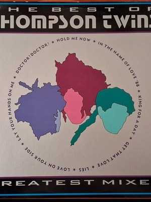 Thompson Twins The Best Of / Greatest Mixes vinyl used, electronic