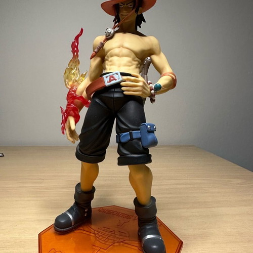 One Piece Portgas D. Ace figure used with detail