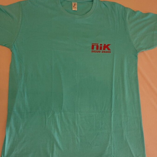 T-shirt unused turquoise large