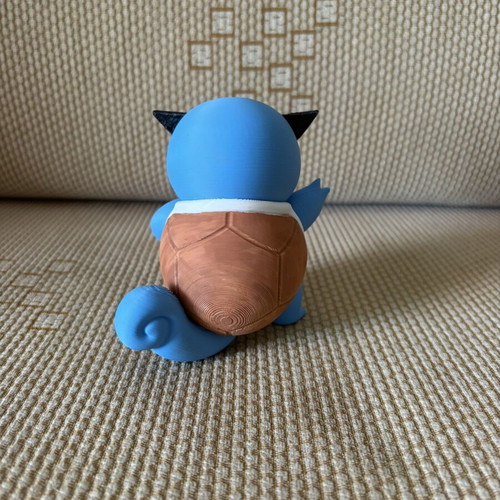 Squirtle figure with sunglasses, 3D printed
