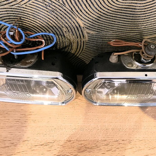 Lucas LR8 fog lights used, original pair