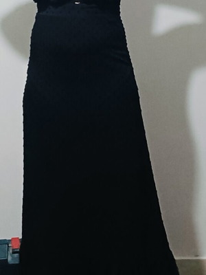 Long dress new, size medium, black