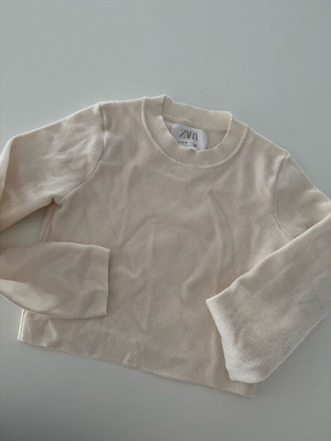Zara crop top for girls like new, beige, size 140 cm