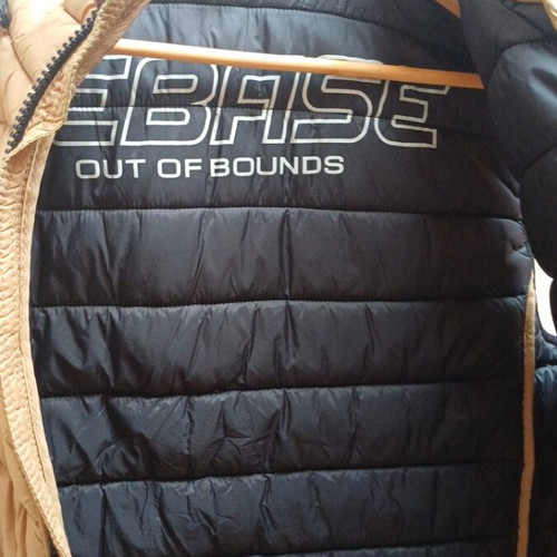 Rebase sleeveless jacket used, beige, size M with detachable hood
