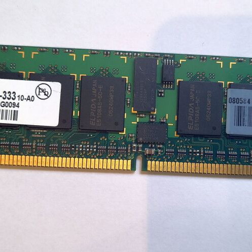 Memory 1x512 PC2-3200R DDR2 Registered ECC for server used