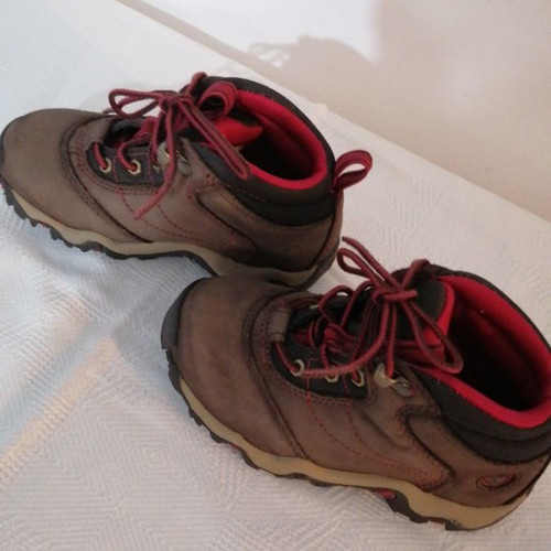 Timberland leather boots used, brown, size 27