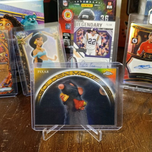2025 Topps Pixar Gold Flavor Fireworks Ratatouille Golden Moments mint