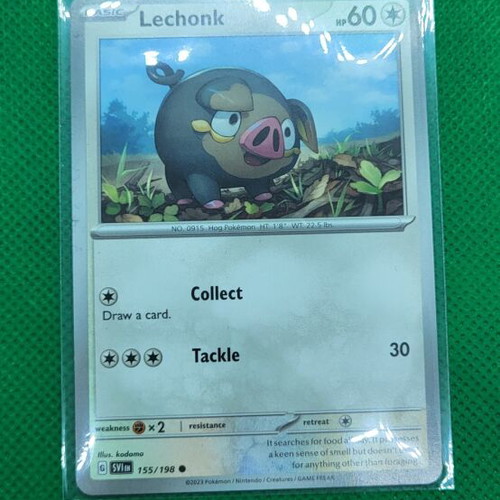 Lechonk Pokémon TCG Scarlet & Violet Base Set 155/198 Holo Promo καινούργιο