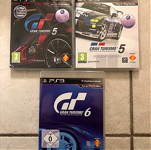 Gran Turismo 5+6+Academy PlayStation 3 πακέτο