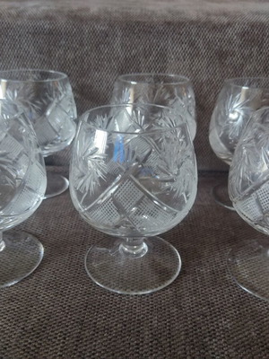 Nachtmann Crystal Brandy Glasses set of 6 like new