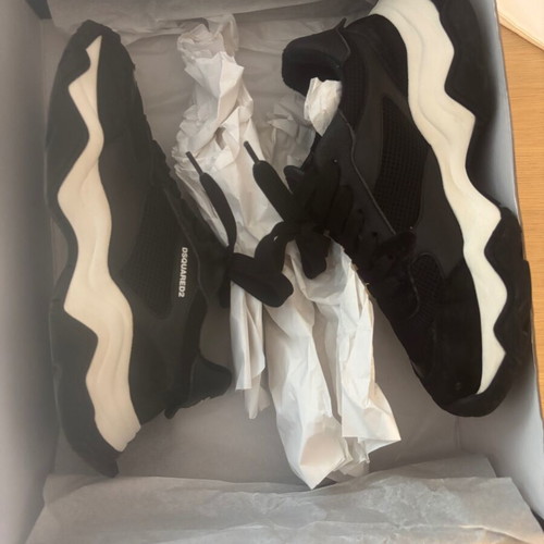 Dsquared2 Wave sneakers like new, size 39, black