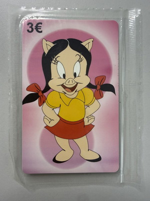 Looney Tunes Petunia Pig Phone Card sealed, new