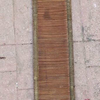 Antique wooden 10 dent heddle reed used, decorative rustic piece