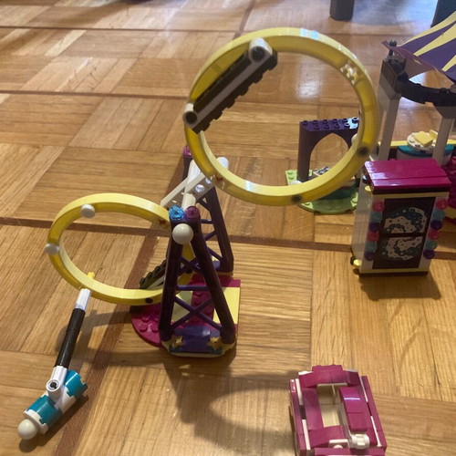 Lego Friends 41685 Magical Funfair Roller Coaster like new