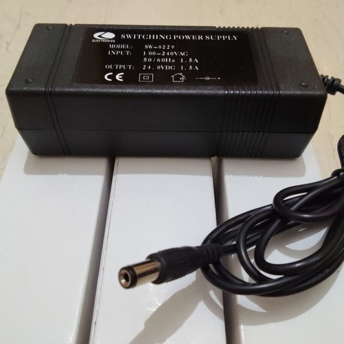Universal power supply pack of 3, 24V DC 1.5A, model SW-0229