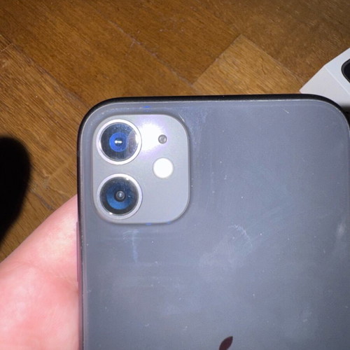 IPhone 11 128GB black used with Dual SIM and 75% battery health