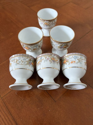 Αυγοθήκες Noritake Ireland σετ 6 σαν καινούργιες με ζωντανά χρώματα