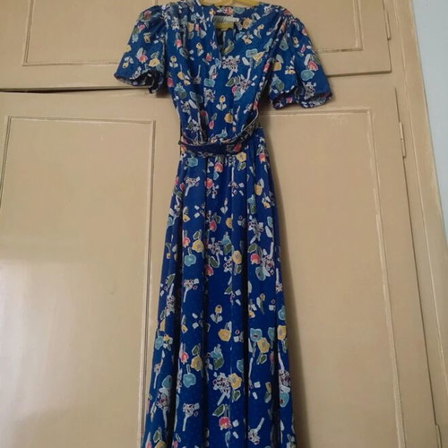 Hildebrand Vintage Floral Dress UK12 With Belt Like New