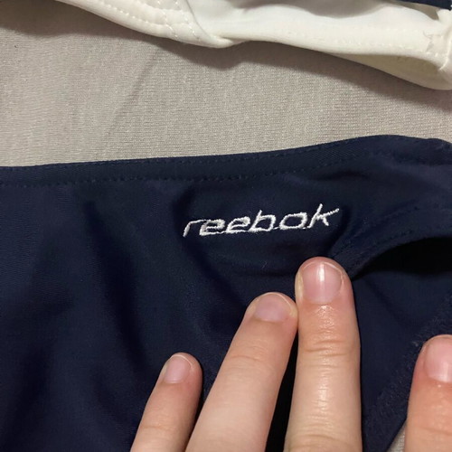 Reebok swimsuit like new, size Small, blue and white