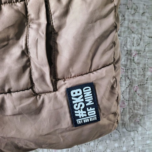 Sinsay sleeveless padded vest 146 cm, new, beige and blue