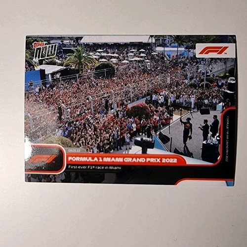 Topps Now F1 Formula 1 2022 Miami Grand Prix - First Race card