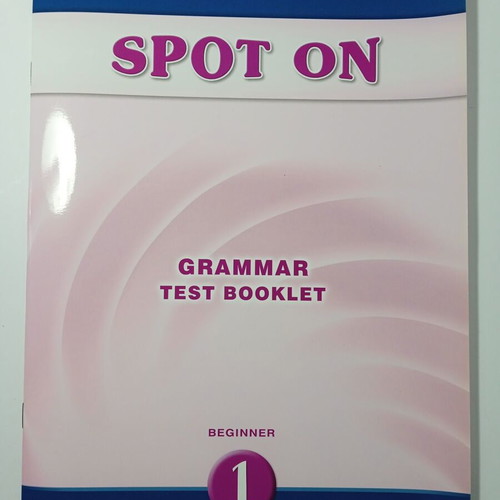 Spot On Grammar Test Booklet 1 Beginner Grivas new