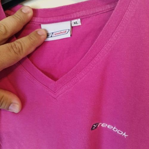 Reebok and Benneton blouses used, size M, pink