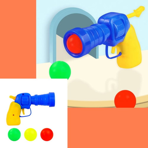 Cat toy gun with 3 balls new