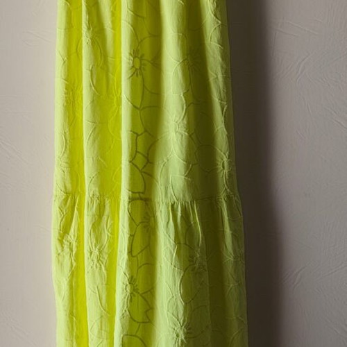 Dress medium size yellow cotton like new