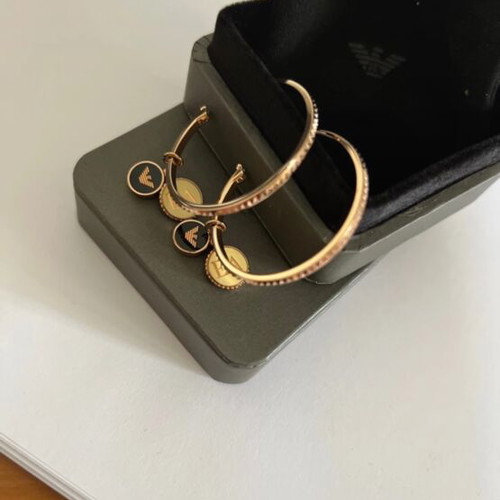Emporio Armani earrings like new, gold color