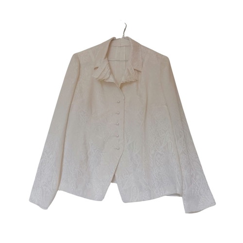 Handmade vintage shirt Cypriot craftsmanship, like new, white