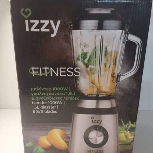 Izzy IZ-1601 blender with glass jar 1.5 lt 1000W used